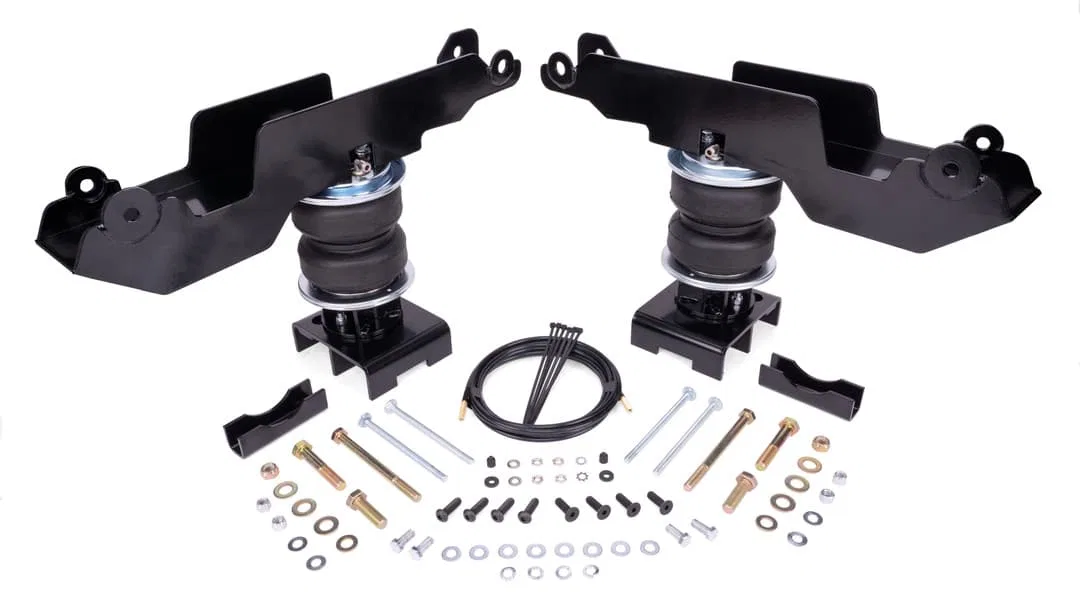 57802 – AIR LIFT Helper Spring Kit, Air Spring Frame Mount Up To 5000 Pounds Of Leveling Capacity Air Adjustable From...